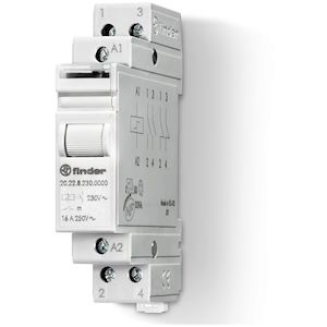 Télérupteur modulaire 2NO 16A 12V DC