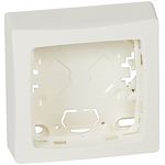 Cadre saillie 1 poste Appareillage saillie blanc