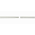 Tronçon acier emboîtable de 1 50 mètre D= 40 mm x 1 2 mm. Zinc bleu