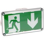 BAES d'évacuation saillie à LEDs 45lm 1h plastique IP66 IK10 SATI Connecté