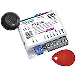 Kit Micro Centrale 1 Porte Résidents / Vigik + 1 T25Vk2 + Clé Maître Prog