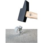 BIZCLIP simple D= 20 mm polyamide 6 gris (x 100)