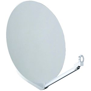 Parabole Cahors 80cm SMC Blanche + LNB Twin HDSAT 4K – Neuf Sous Emballage