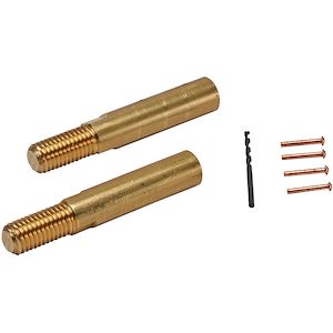 Set de réparation (2 embouts filetés manchon de raccordement colle) pour aiguilles tire-fils en fibre de verre. M4