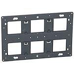 Support à vis Mosaic   Céliane ou Soliroc pour 2x3 postes ou 2x6 à 8 module