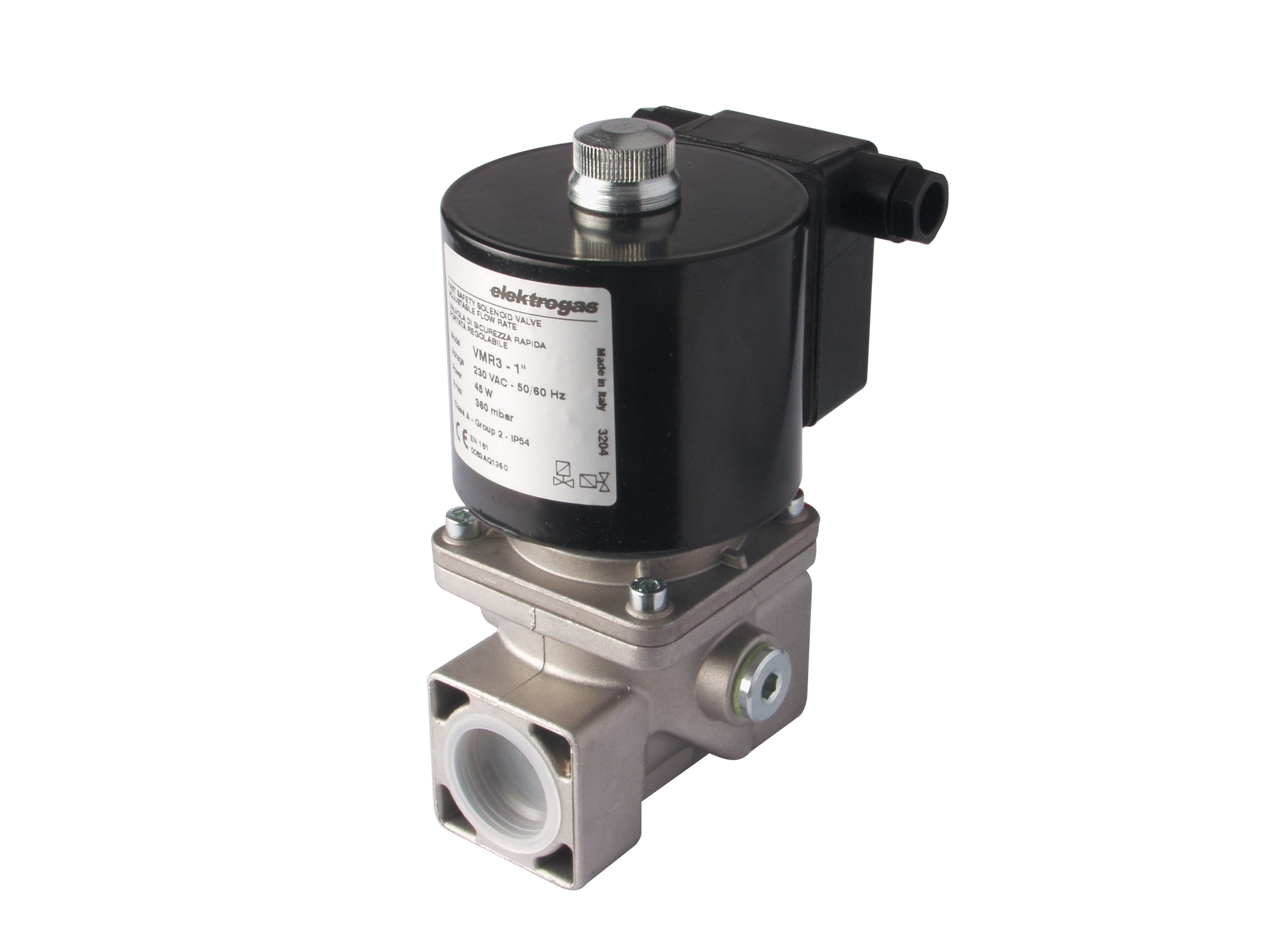 Électrovanne à Gaz Normalement Fermée Madas EVO/NC DN10 - Réarmement Automatique - Réf. 041840 - Neuf