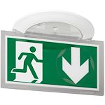 BAES d'évacuation encastré à LEDs 45lm 1h Kickspot IP40 IK04 SATI Connecté