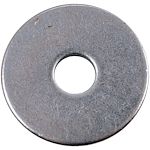 Rondelle plate large M8 en acier zingué (x 50)