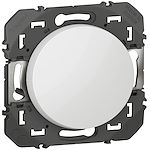 Poussoir simple dooxie 6A 250V~ finition blanc
