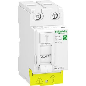 Interrupteur Différentiel GE 2P 63A 30mA - Réf. 661241 - Neuf Sous Blister - Couleur Gris