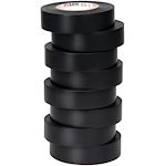 Ruban d'isolation électrique 19 mm x 20 m Ep. 0.15 mm noir (x 8)