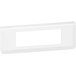 Plaque de finition horizontale Mosaic pour 6 modules blanc