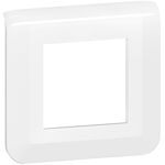 Plaque de finition Mosaic pour 2 modules blanc