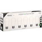EcoPack 6pcs Ecobasic LED Standard A60 E27 8W 2700K Opale 720lm (55W) 230V