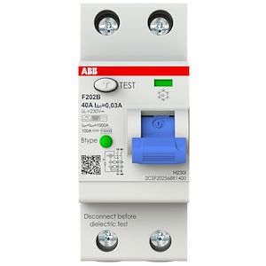Interrupteur Différentiel Pur Type B 300mA 40A RCCB 1P+N 10kA - Série PR8 HM Électromagnétique Certifié IEC61008-1