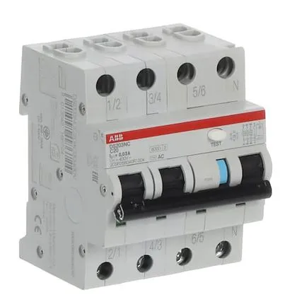 Disjoncteur différentiel DS201/DS203NC Courbe C
