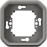 Support plaque encastré 1 poste Plexo