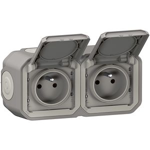 Prise RJ45 2 Modules Cat.6a STP Legrand - Blanc - Neuf Pour Installation Réseau