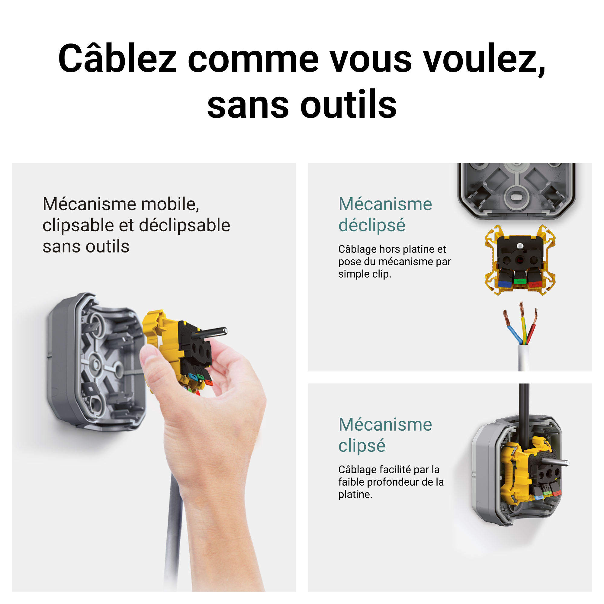 Bouton Poussoir Lumineux PLEXO 55 Legrand – 91614 – Neuf Avec Porte-étiquette