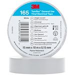 Temflex 165 Ruban d'isolation électrique 15mm x 10m ép.0 15mm Blanc