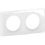 Plaque de finition Céliane 2 postes