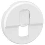 Enjoliveur prise simple RJ45 Céliane - Blanc