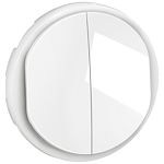 Enjoliveur double inter ou va-et-vient Céliane - Blanc