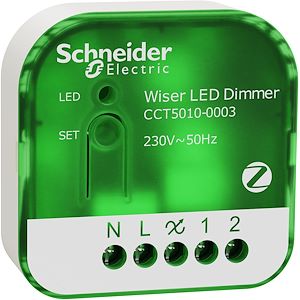 SCHNEIDER ELECTRIC - Variateur poussoir connecté Zigbee 3.0 Wiser Odace blanc