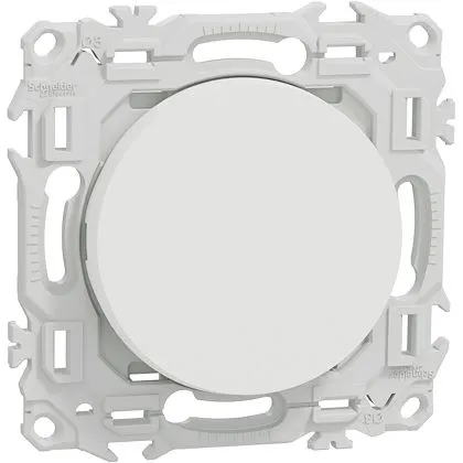 Odace - va-et-vient ou poussoir - 10AX - blanc craie 