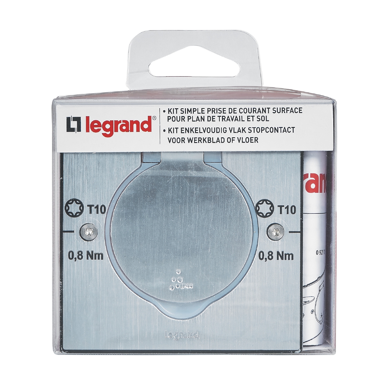 Legrand 092110  Prise de sol inox étanche IP44 avec clapet de