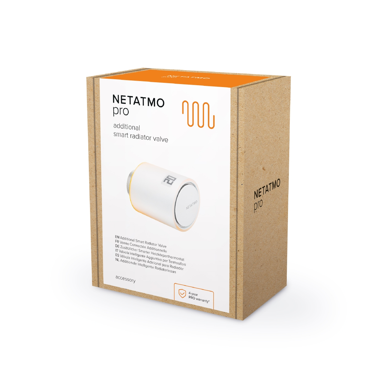 Netatmo NAV-PRO, Tête Thermostatique Intelligente Additionnelle Netatmo -  thermostat/starter pack