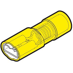 Cembre GF F608P Clip compl tement isol femelle jaune 4 6 mm