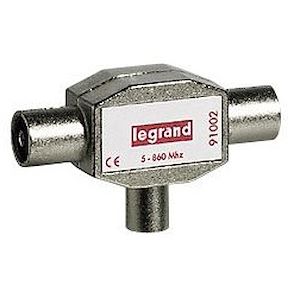 Répartiteur Antenne Coaxial APM Répartiteur Coaxial 9,52mm - 1 Mâle 2 Femelles - Connecteur Antenne Professionnel Accessoire Connexion Antenne