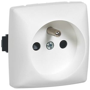 Appareillage saillie : Prise 2P+T 16A 250V composable saillie