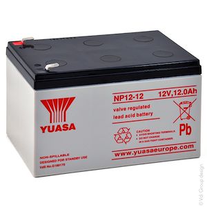 Enix energies AMP9207, Batterie(s) Batterie plomb AGM YUASA NP12-12 12V  12Ah F6.35