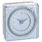 Horloge programmable analogique Cadran vertical quotidien avec réserve de  marche LEGRAND 412790
