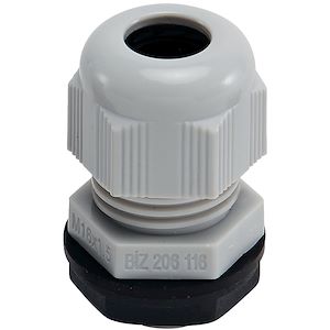 Presse-étoupe plastique filetage ISO/M 25 Ø 13-18 mm IP68 (x 5)