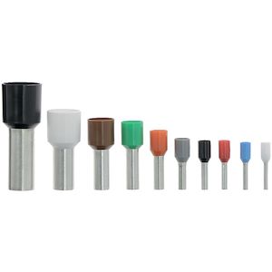 Embout de câblage simple 25 mm² noir (x 50)