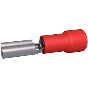 Clip pré-isolé femelle 0.5-1.5 mm² rouge pour clip mâle 2.8 x 0.5 mm (x 100)