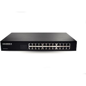 Gigamedia GS2400, Switch non-manageable 24 ports Gigabit - Rackable