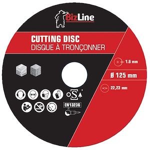 DISQUES A TRONCONNER METAL METAUX 125 MM