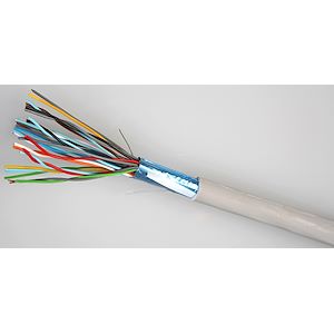 Cable téléphonique SYT1 (LY) numérique 1 paire AWG24 Gris C100M (Prix au m)