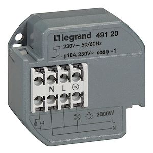 Legrand 049121  Télérupteur unipolaire 10AX 230V~ 50Hz à 60Hz