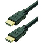 Cordon HDMI A M/M - 20m - PERFORM - 4K/60ips HDR 4:2:0 - gaine pvc noire - OR