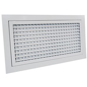 Grille de Reprise avec porte filtre blanche et invisible pour  climatiseur