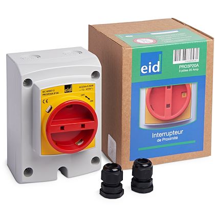 Coffret de protection avec presse étoupe