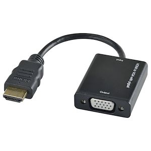Erard 7966, Convertisseur HDMI M vers VGA F - 0m15 - Full HD 1080p vers  1600x1200p