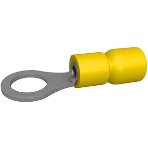 Cosse pré-isolée ronde 4-6 mm² M4 jaune (x 100)