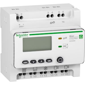 Wiser Energy - compteur des usages électriques RT2012 - avec 5 TC fermés 80A