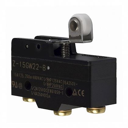 D3V-165M-1C5 Microrupteur avec levier à galet inverseurs 16A/250VAC Sur-Sur OMRON 